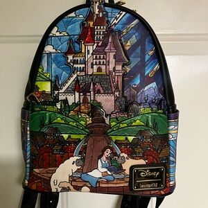 Loungefly Disney Stained Glass Castle Backpack